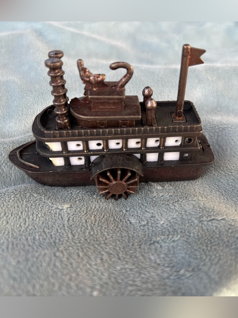 Vintage mini boat pencil sharpener trinket